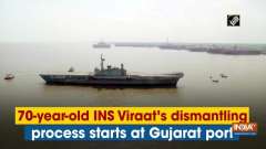 70-year-old INS Viraat's dismantling process starts at Gujarat port