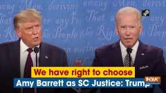 We have right to choose Amy Barrett as SC Justice: Donald Trump