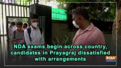 NDA exams begin across country, candidates in Prayagraj dissatisfied with arrangements