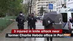 3 injured in knife attack near former Charlie Hebdo office in Paris