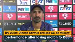 IPL 2020: Dinesh Karthik praises AB de Villiers' performance after losing match to RCB