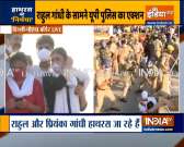 UP Police lathi charged on Congress workers at Delhi-Noida flyway