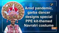 Amid pandemic, garba dancer designs special PPE kit-themed Navratri costume