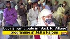 Locals participate in 'Back to Village' programme in JandK's Rajouri