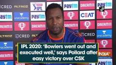 IPL 2020: 'Bowlers went out and executed well,' says Pollard after easy victory over CSK