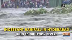 Incessant rainfall in Hyderabad kills 15, situation severe