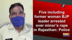 Five including former woman BJP leader arrested over minor's rape in Rajasthan: Police