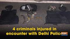 4 criminals injured in encounter with Delhi Police