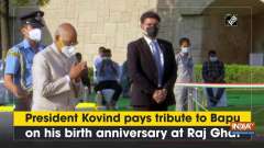 President Kovind pays tribute to Bapu on his birth anniversary at Raj Ghat