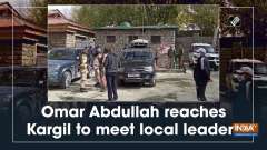 Omar Abdullah reaches Kargil to meet local leaders