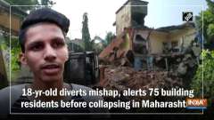 18-yr-old diverts mishap, alerts 75 building residents before collapsing in Maharashtra