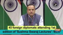 45 foreign diplomats attending 1st edition of 'Sushma Swaraj Lectures': MEA