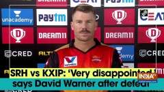 SRH vs KXIP: 'Very disappointed,' says David Warner after defeat