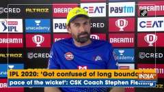 IPL 2020: 'Got confused of long boundaries, pace of the wicket': CSK Coach Stephen Fleming
