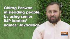 Chirag Paswan misleading people by using senior BJP leaders' names: Javadekar