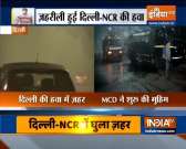 NDMC conducts water sprinkling post Diwali celebrations