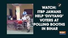 Watch: ITBP jawans help 'Divyang' voters at polling booths in Bihar