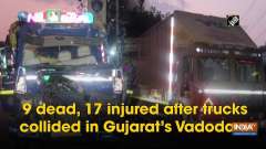 9 dead, 17 injured after trucks collided in Gujarat's Vadodara