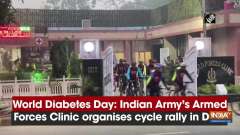 World Diabetes Day: Indian Army's Armed Forces Clinic organises cycle rally in Delhi