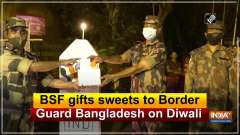 BSF gifts sweets to Border Guard Bangladesh on Diwali