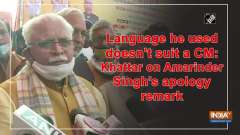 Language he used doesn't suit a CM: Khattar on Amarinder Singh's apology remark