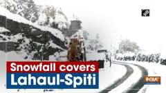 Snowfall covers Lahaul-Spiti