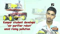 Kanpur student develops 'air purifier robot' amid rising pollution