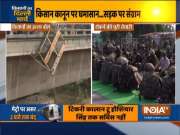 Farmers' Protest: Police use water cannons on protesting farmers at Punjab - Haryana Borders