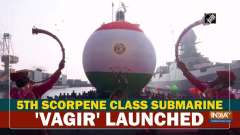 5th Scorpene class submarine 'Vagir' launched
