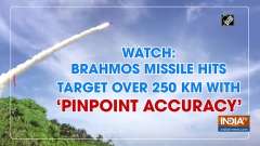 Watch: BrahMos missile hits target over 250 km with 'pinpoint accuracy'