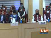 Union Ministers Narendra Singh Tomar, Piyush Goyal hold meeting with farmer union leaders