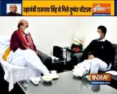 After indications of severing alliance, Rajnath Singh meets Dushyant Chautala