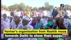 Farmer's organisation from Nashik move towards Delhi to show their support