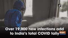 Over 19,000 new infections add to India's total COVID tally