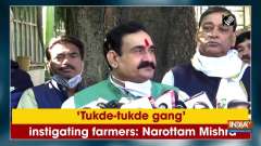 'Tukde-tukde gang' instigating farmers: Narottam Mishra