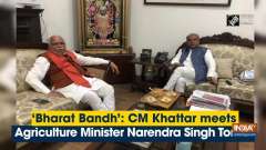 'Bharat Bandh': CM Khattar meets Agriculture Minister Narendra Singh Tomar