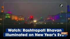 Watch: Rashtrapati Bhavan illuminated on New Year's Eve