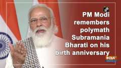 PM Modi remembers polymath Subramania Bharati on his birth anniversary