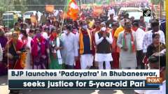 BJP launches 'Padayatra' in Bhubaneswar, seeks justice for 5-year-old Pari