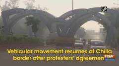 Vehicular movement resumes at Chilla border after protesters' agreement