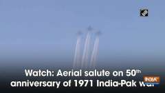 Watch: Aerial salute on 50th anniversary of 1971 India-Pak war
