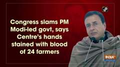 Congress slams PM Modi-led govt, says Centre's hands stained with blood of 24 farmers