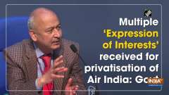 Multiple 'Expression of Interests' received for privatisation of Air India: Govt