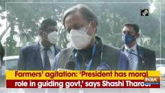Farmers' agitation: 'President has moral role in guiding govt,' says Shashi Tharoor