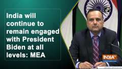 India will continue to remain engaged with President Biden at all levels: MEA