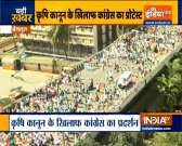 Congress holds a massive protest march against Farms Laws