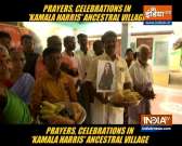 Prayers, celebrations in Harris' ancestral village