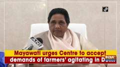Mayawati urges Centre to accept demands of farmers' agitating in Delhi