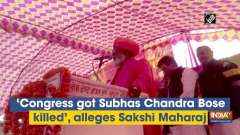 'Congress got Subhas Chandra Bose killed', alleges Sakshi Maharaj