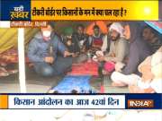 Protesting farmers build concrete structures, waterproof tents at protest sites